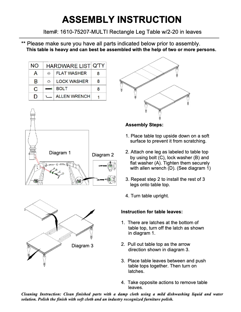 Imagen de la primera página del manual del dispositivo 1610-75207-MULTI