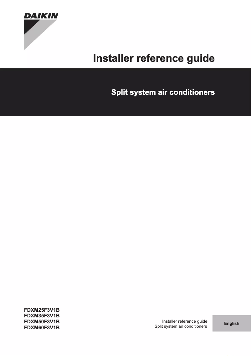 Imagen de la primera página del manual del dispositivo FDXM25F3V1B