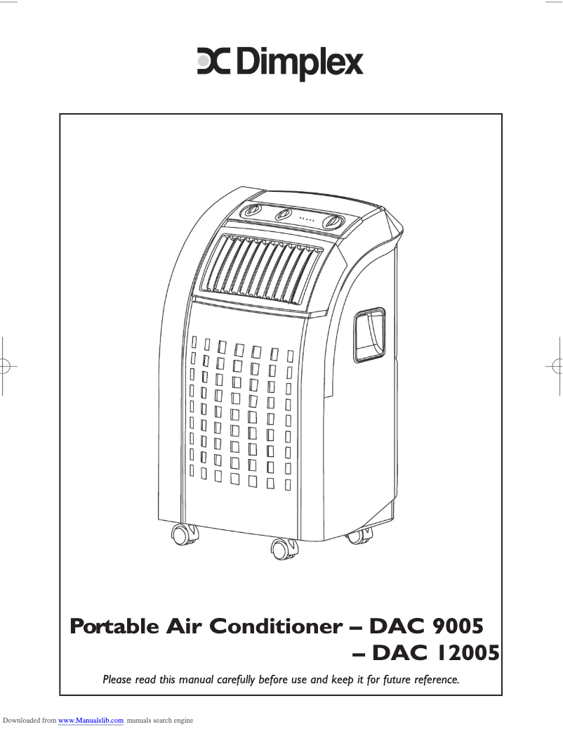 Página 1 del manual Manual de usuario Dimplex DAC12005