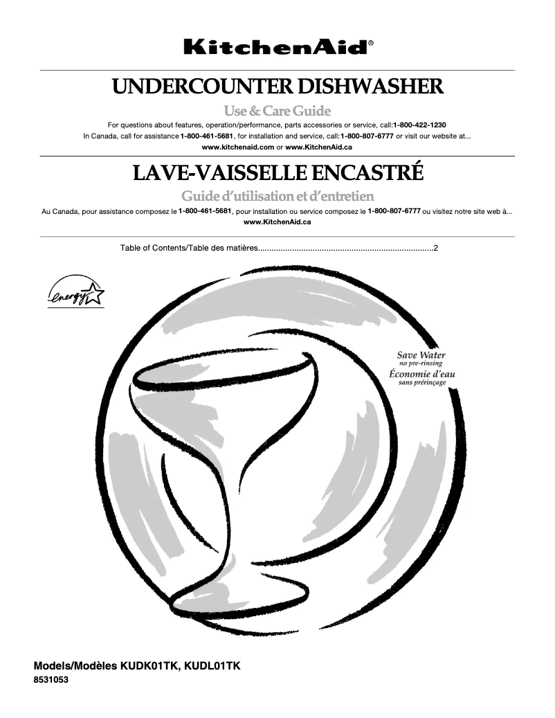 Imagen de la primera página del manual del dispositivo KUDK01TKBT0