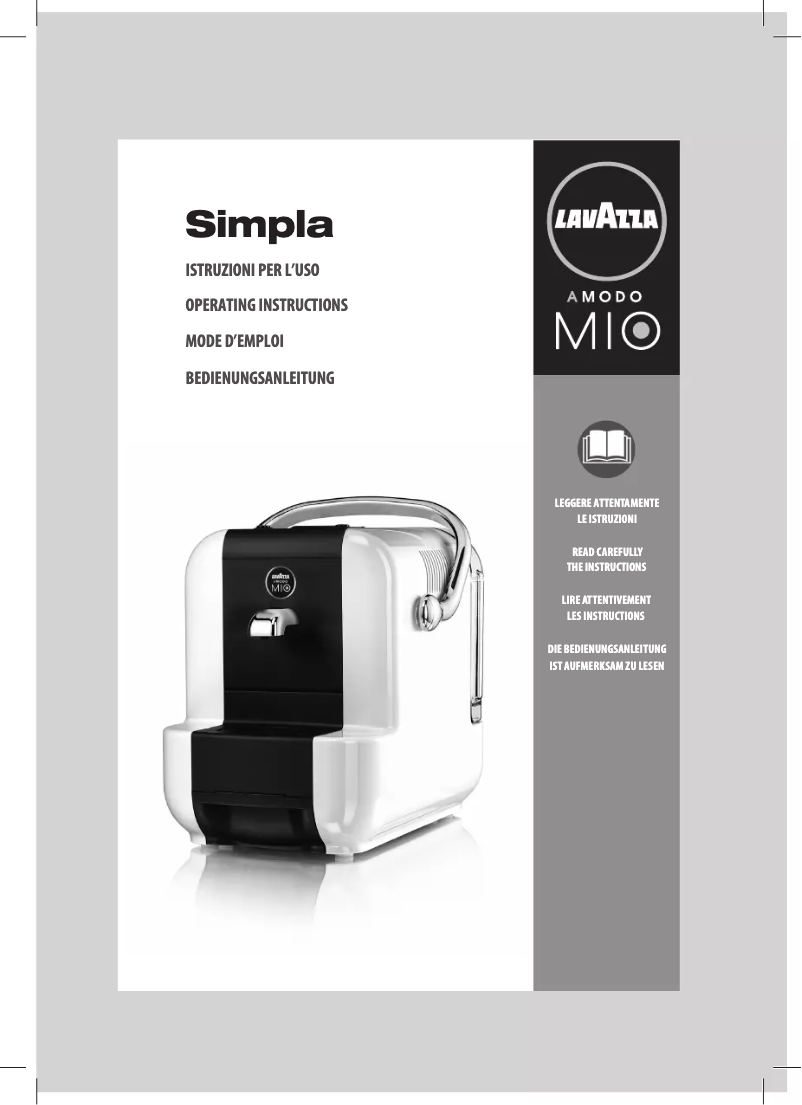 Página 1 del manual Manual de usuario Lavazza Amodo Mio