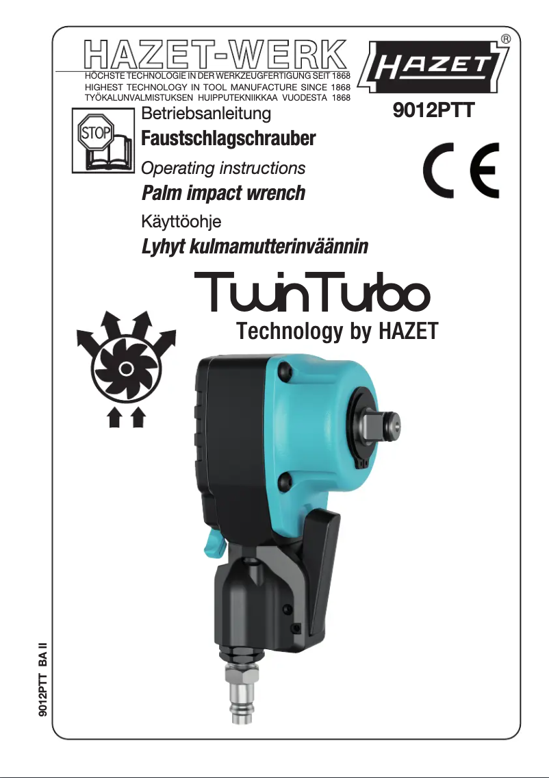 Imagen de la primera página del manual del dispositivo 9012PTT