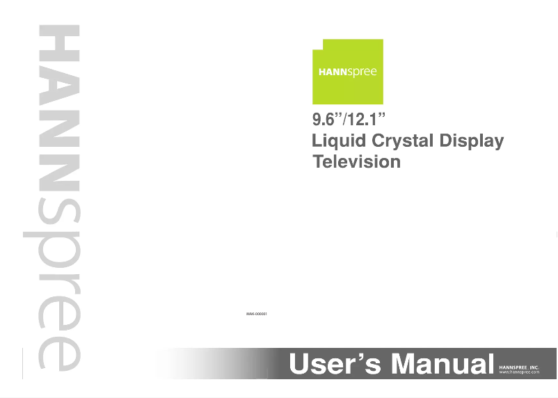 Imagen de la primera página del manual del dispositivo HannsFlora