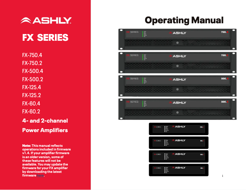 Imagen de la primera página del manual del dispositivo FX750.2