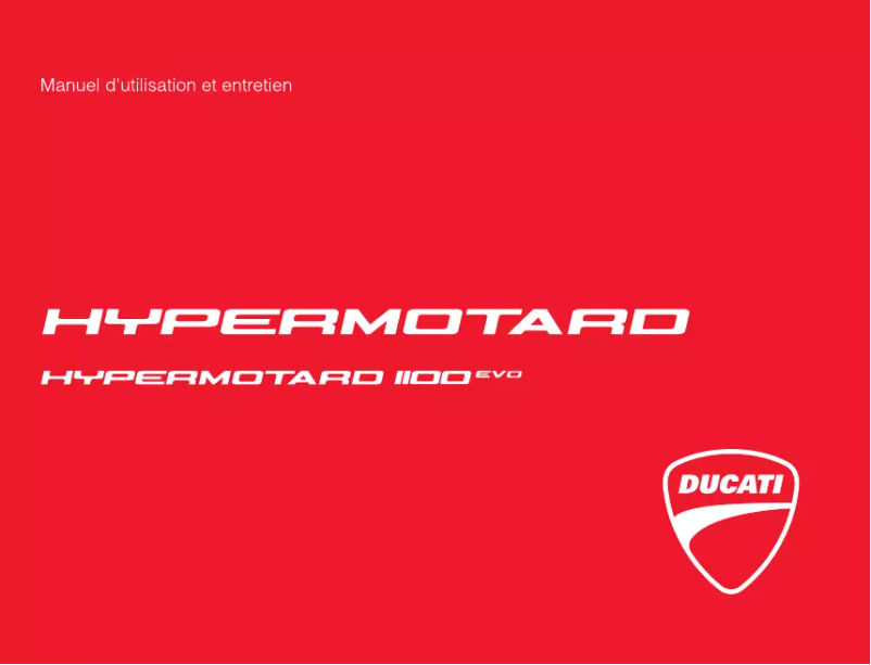 Página 1 del manual Manual de usuario Ducati Hypermotard 1100evo SP (2012)