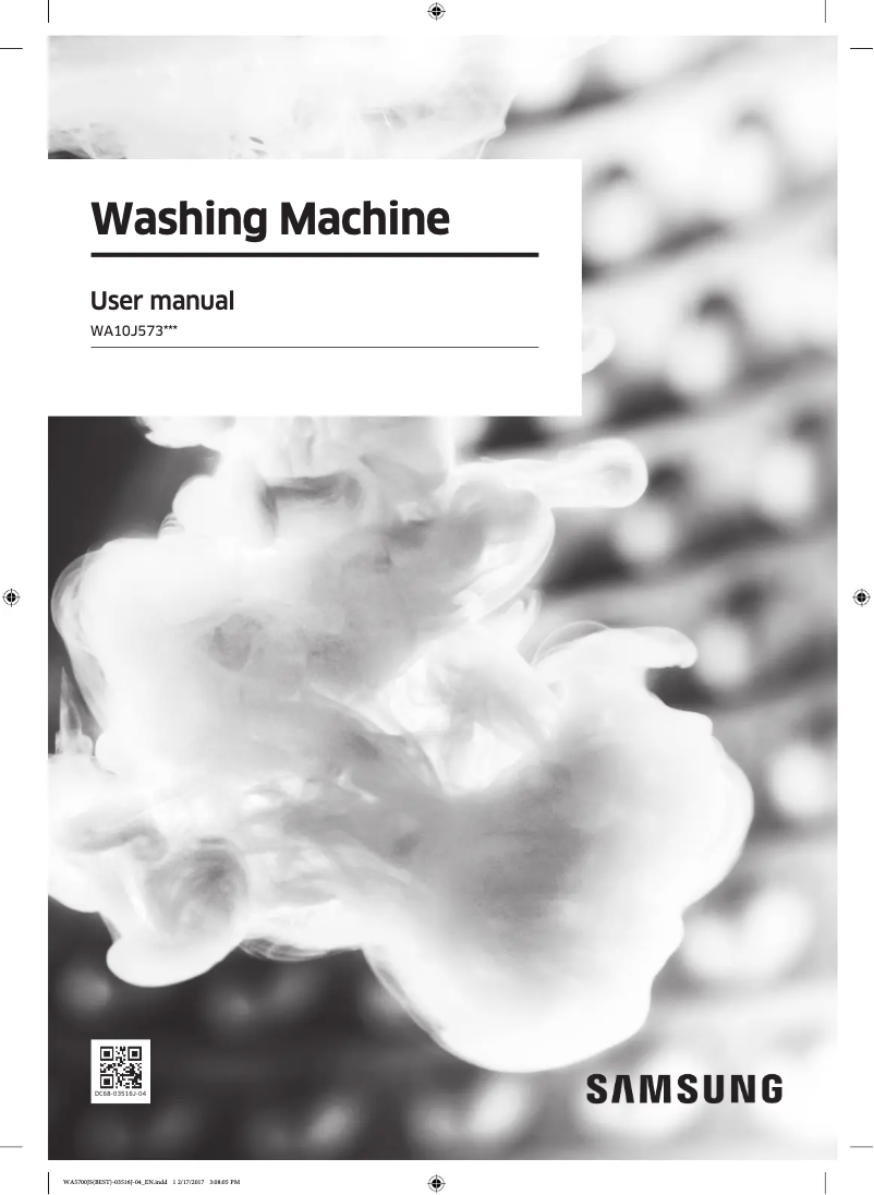 Imagen de la primera página del manual del dispositivo WA10J5730SG