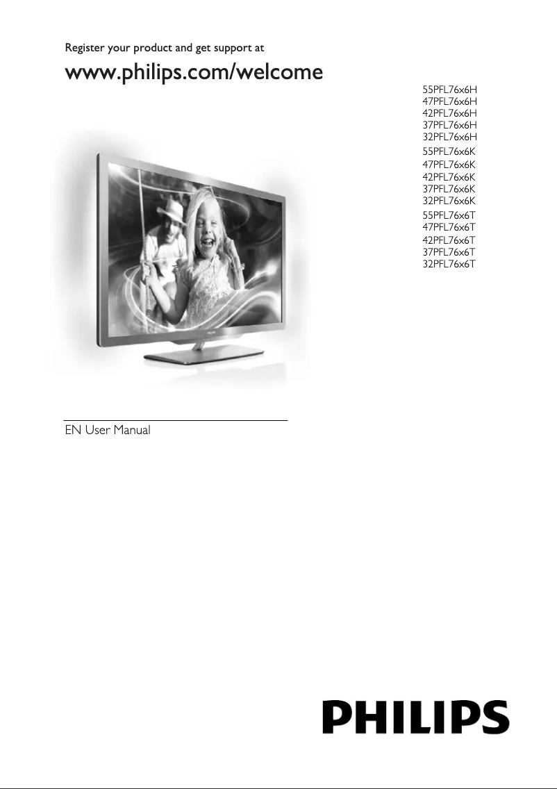 Página 1 del manual Manual de usuario Philips 47PFL7696H