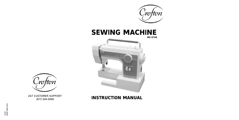 Página 1 del manual Manual de usuario Crofton MD 8708