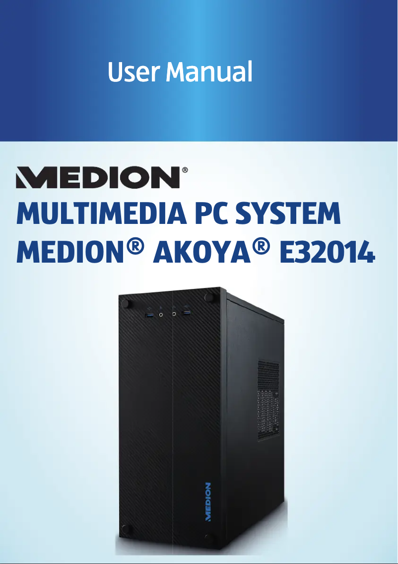 Imagen de la primera página del manual del dispositivo Akoya E32014 (MD 34450)