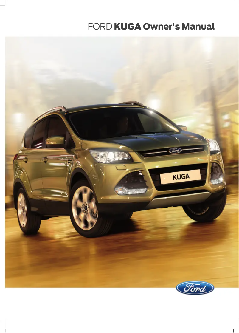 Imagen de la primera página del manual del dispositivo Kuga (2012)