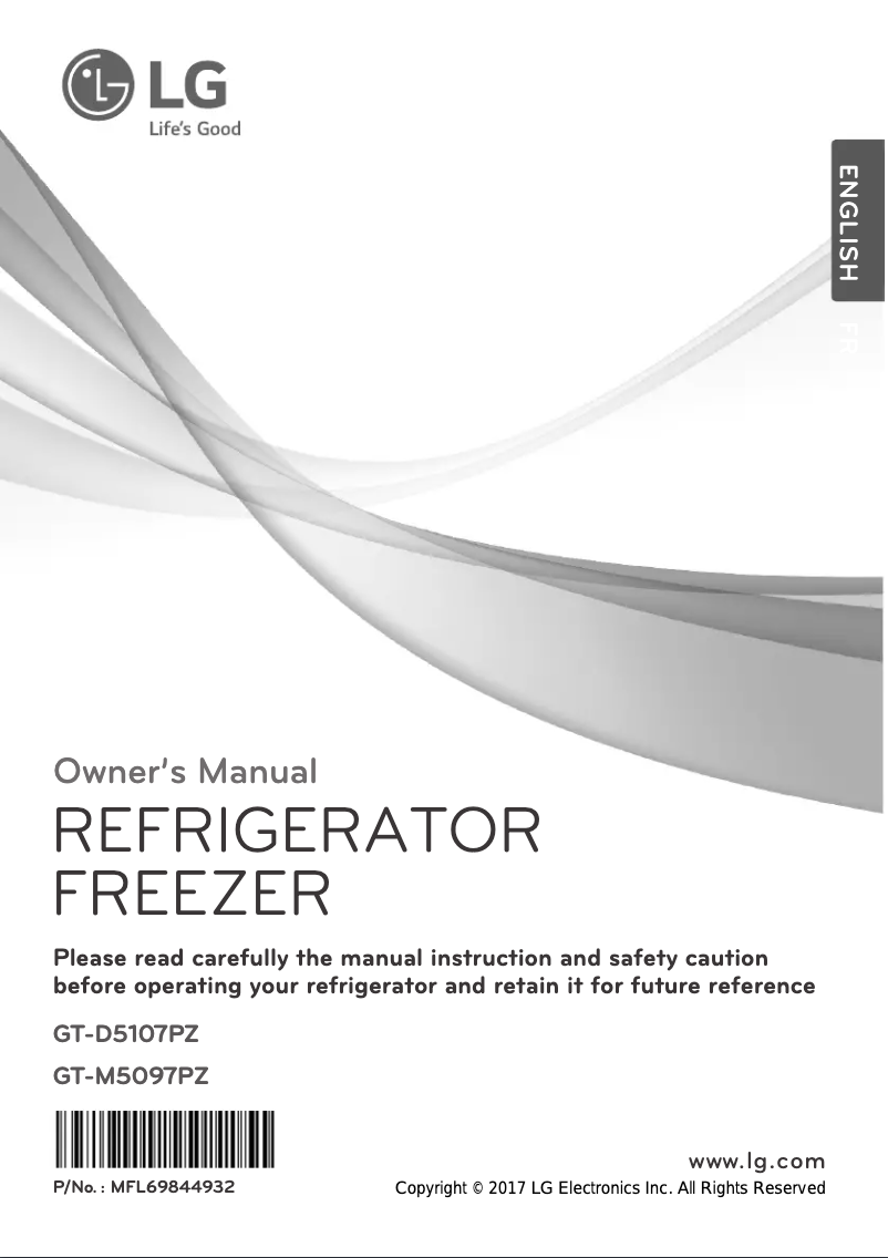 Imagen de la primera página del manual del dispositivo GT-M4807PZ