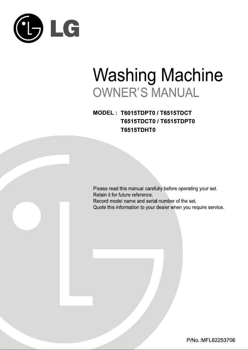 Imagen de la primera página del manual del dispositivo T6515TDCT0