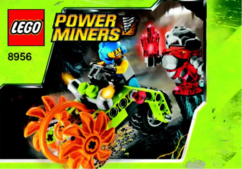 Página 1 del manual Instrucciones visuales Lego Power Miners 8956