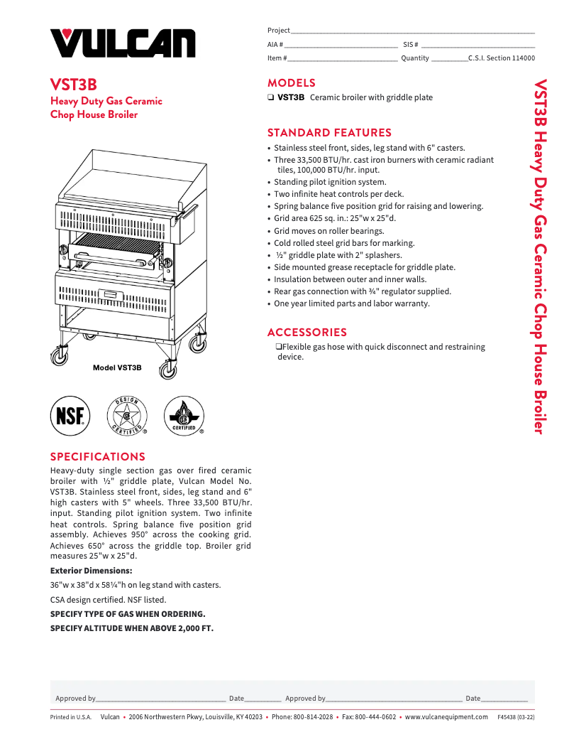 Imagen de la primera página del manual del dispositivo VST3B