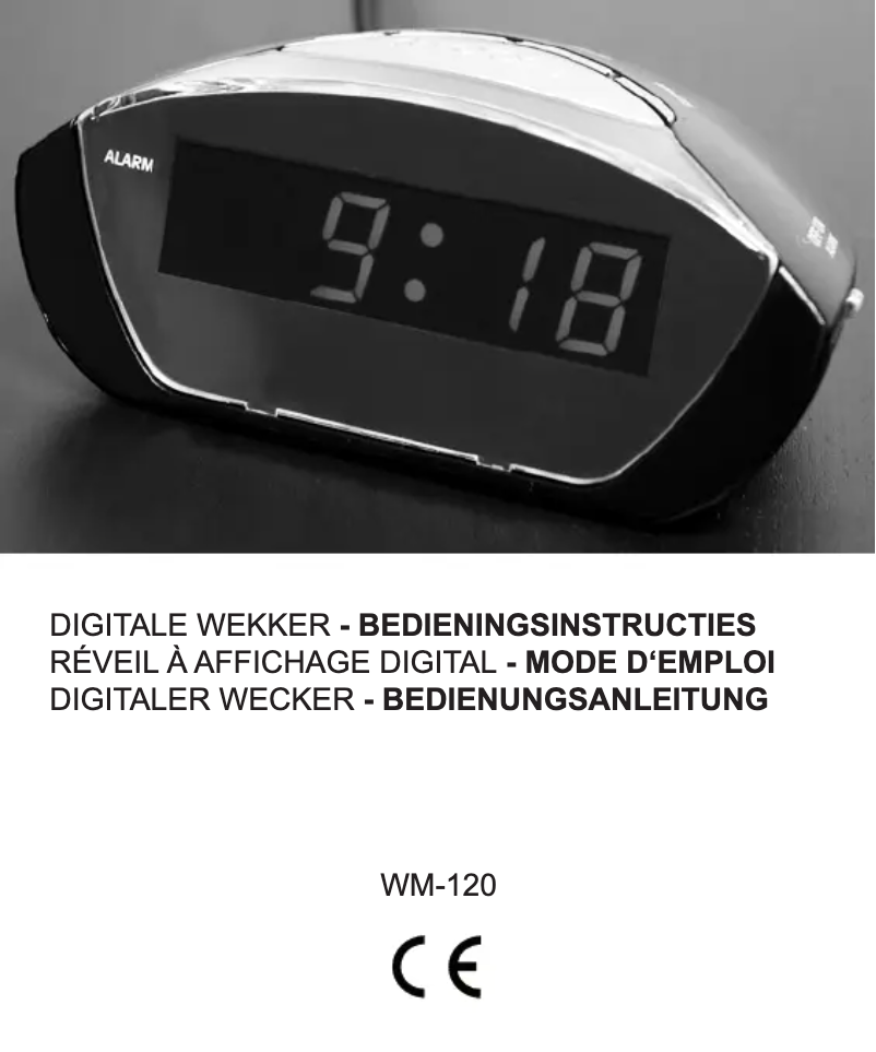 Página 1 del manual Manual de usuario GlobalTronics WM-120