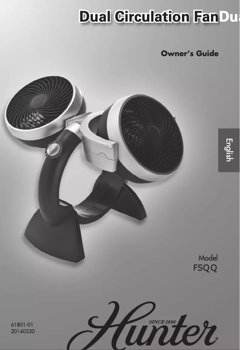 Imagen de la primera página del manual del dispositivo FSQQ