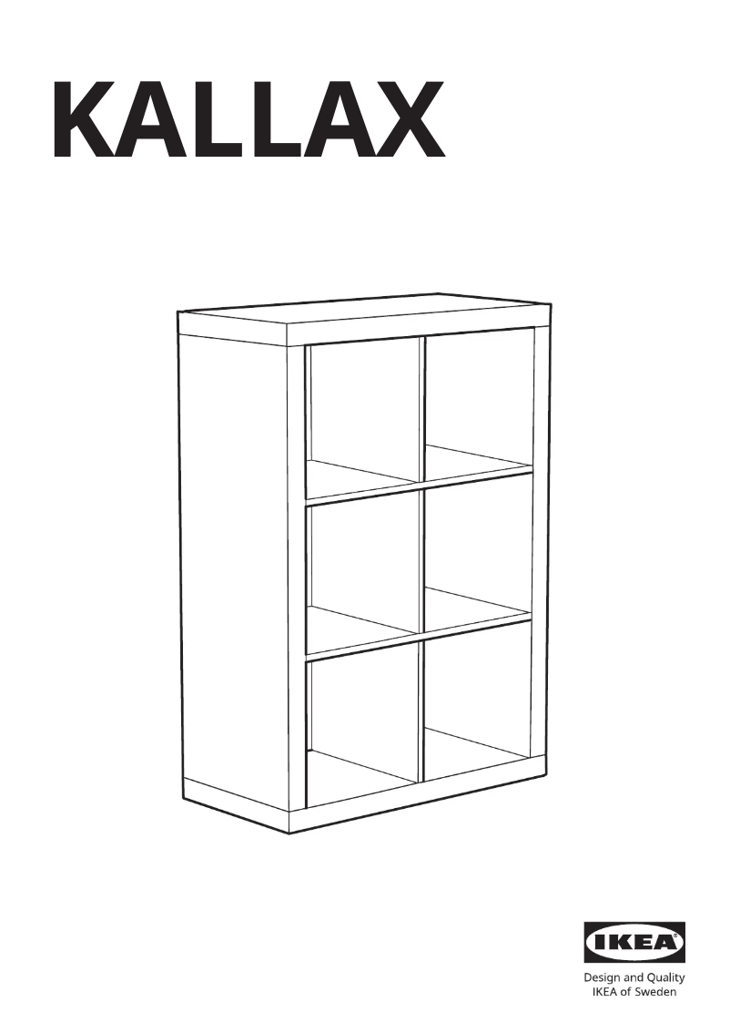 Imagen de la primera página del manual del dispositivo KALLAX 505.224.17