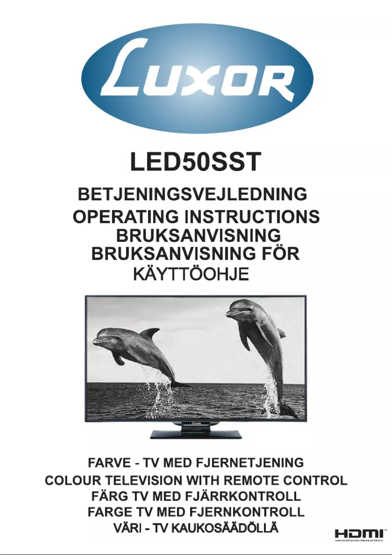 Imagen de la primera página del manual del dispositivo LED50SST