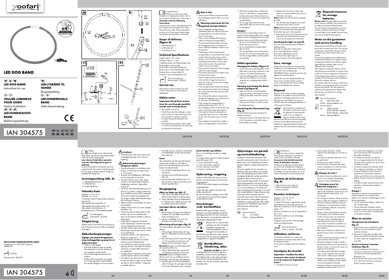Imagen de la primera página del manual del dispositivo IAN 304575