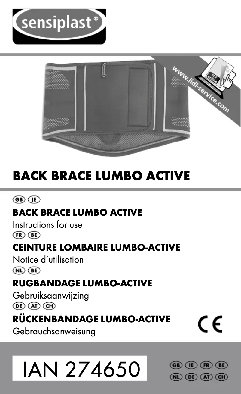 Imagen de la primera página del manual del dispositivo IAN 274650