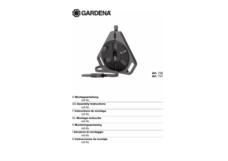 Página nº 1 - Manual de usuario Gardena 757-20