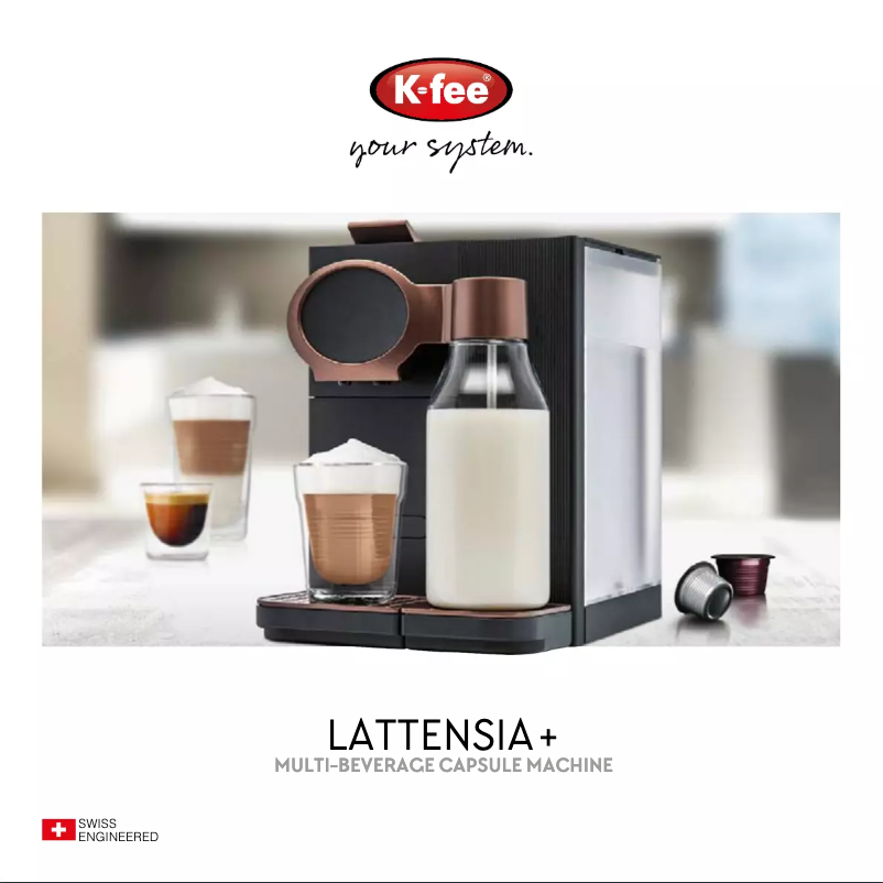 Página 1 del manual Manual de usuario K-fee Lattensia+