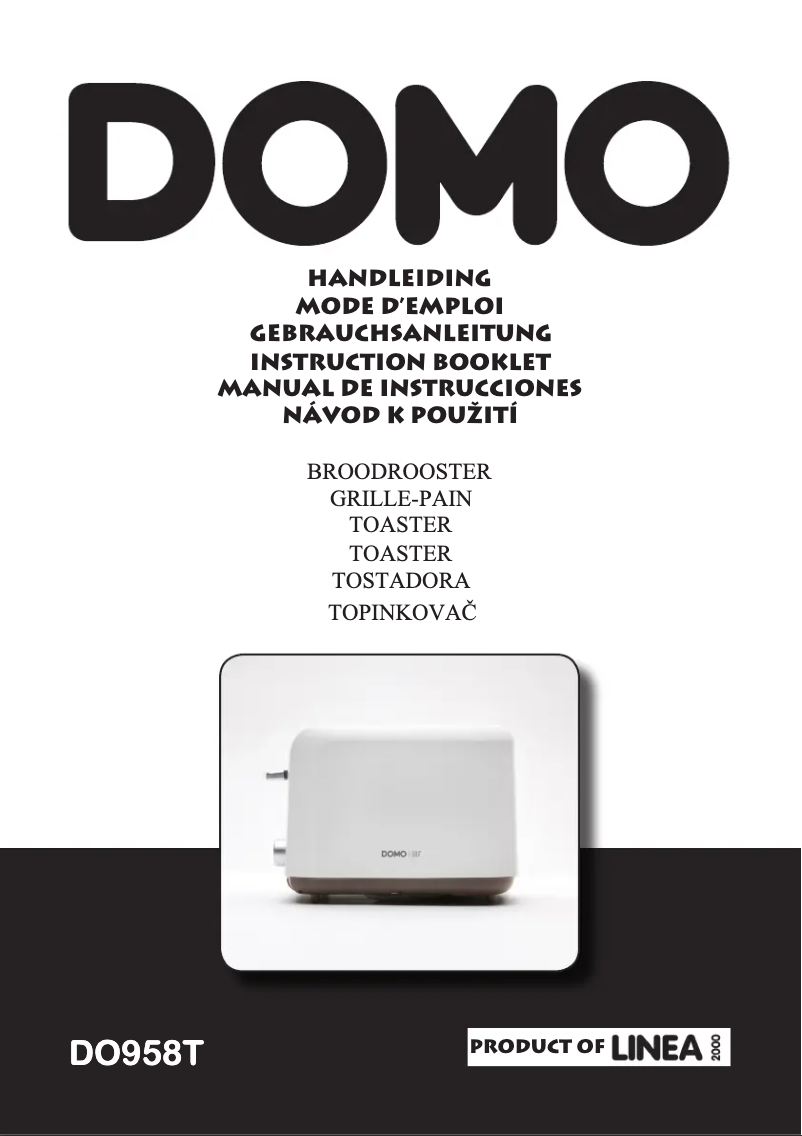 Imagen de la primera página del manual del dispositivo DO958T
