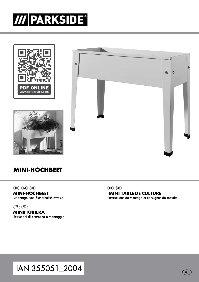 Imagen de la primera página del manual del dispositivo IAN 355051