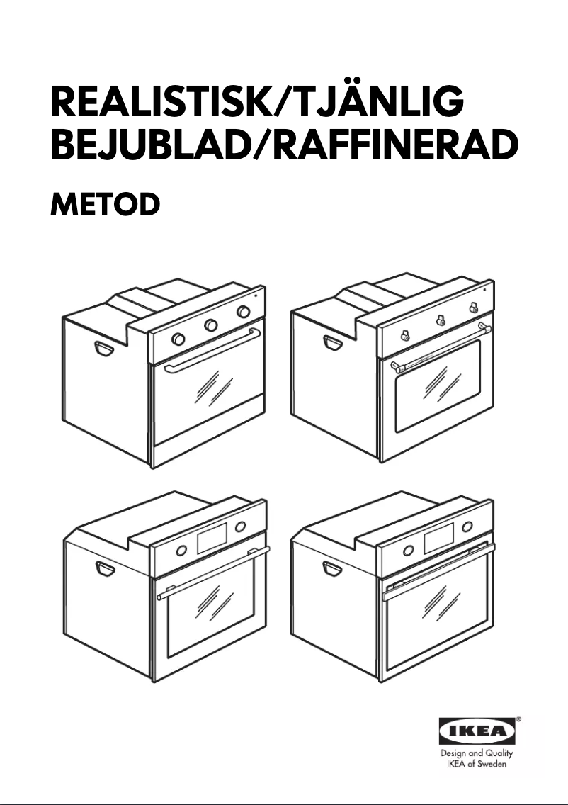 Imagen de la primera página del manual del dispositivo RAFFINERAD