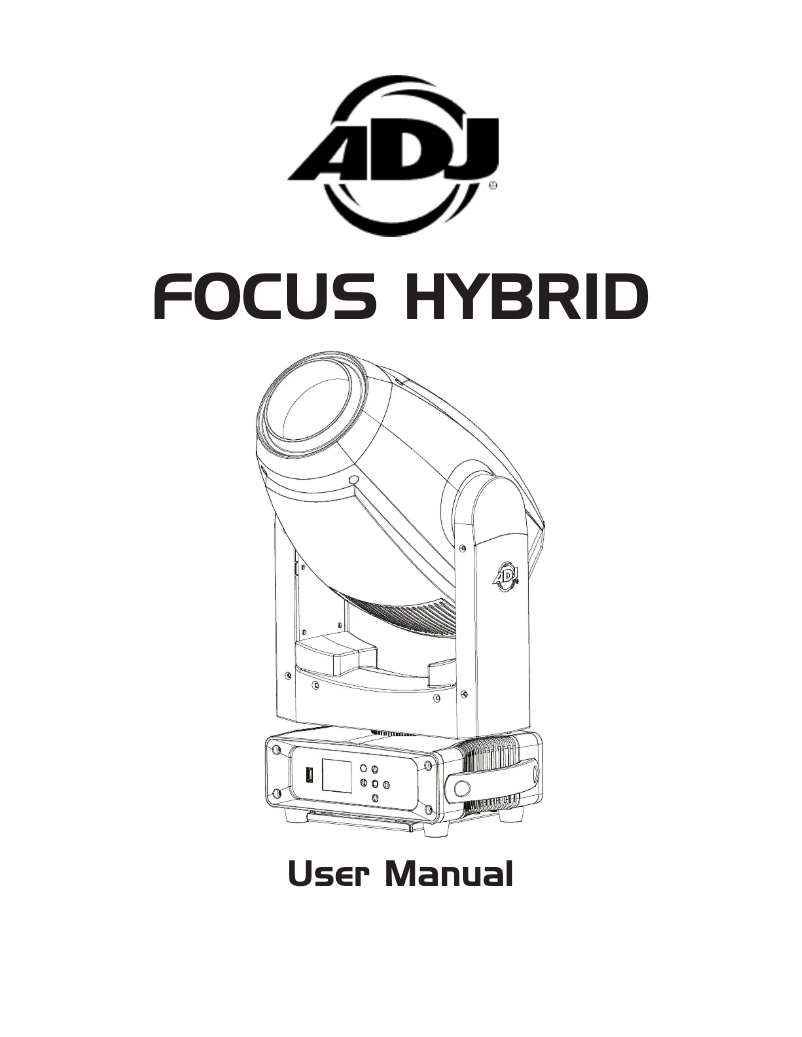 Página 1 del manual Manual de usuario Adj Focus Hybrid