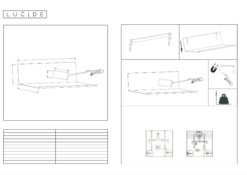 Página 1 del manual Manual de usuario Lucide Sebo
