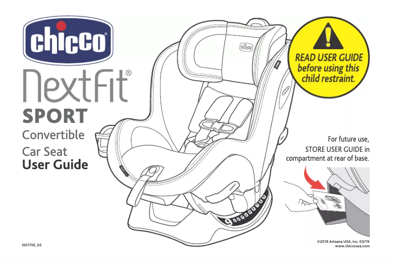 Página 1 del manual Manual de usuario Chicco NextFit Sport