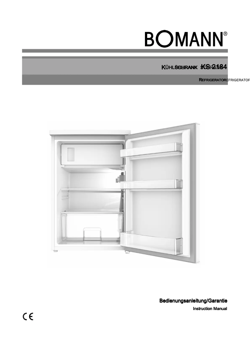 Imagen de la primera página del manual del dispositivo KS 2184