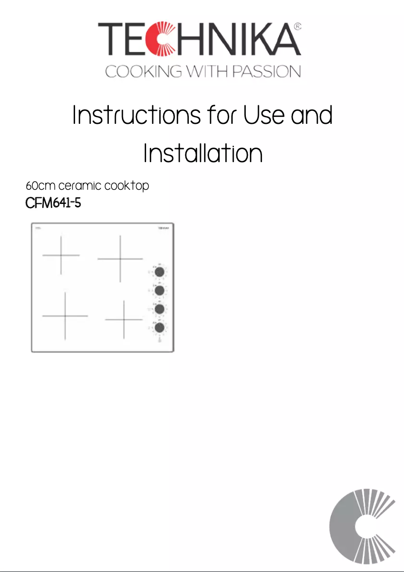 Imagen de la primera página del manual del dispositivo CFM641-5
