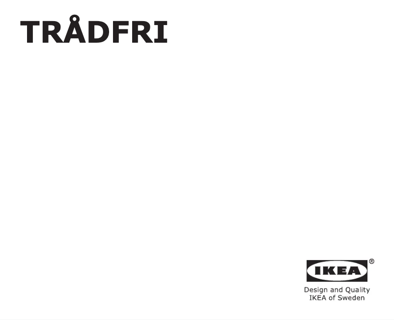 Página 1 del manual Manual de usuario Ikea TRÅDFRI 203.644.76