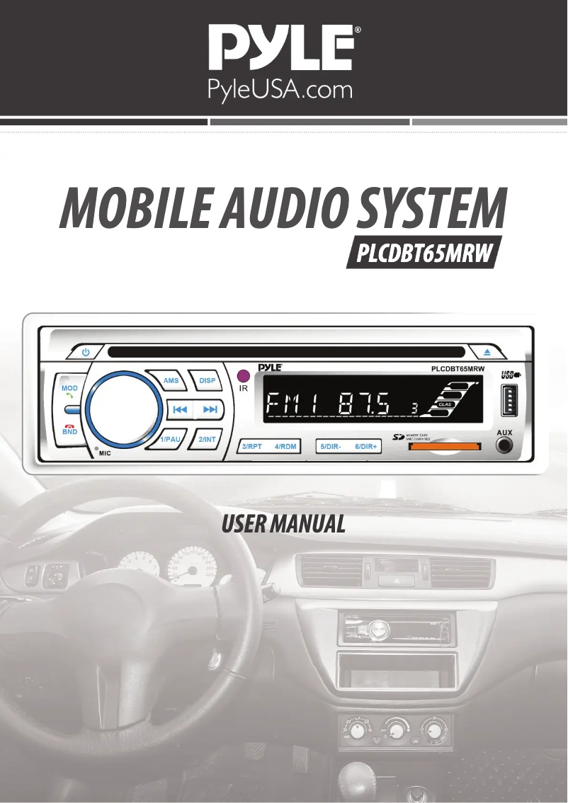 Imagen de la primera página del manual del dispositivo PLCDBT65MRW