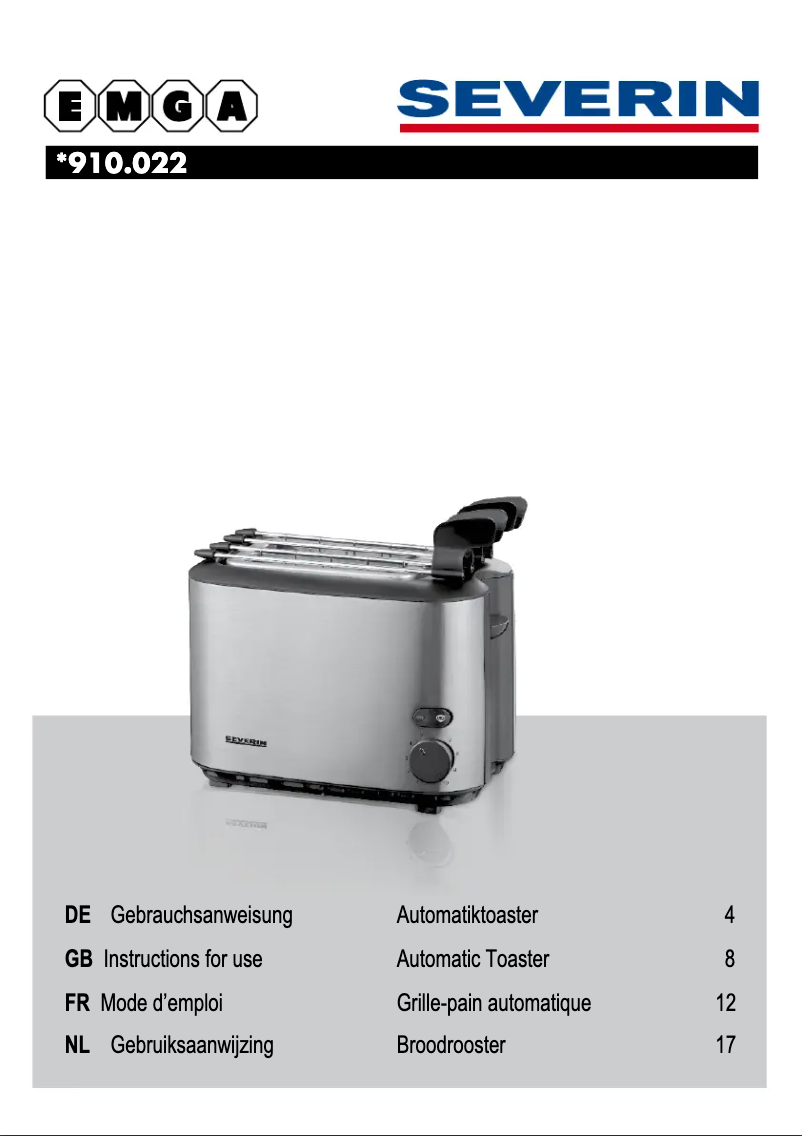 Imagen de la primera página del manual del dispositivo 910022