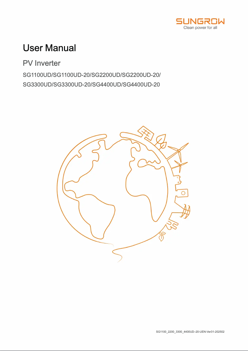 Imagen de la primera página del manual del dispositivo SG4400UD-20