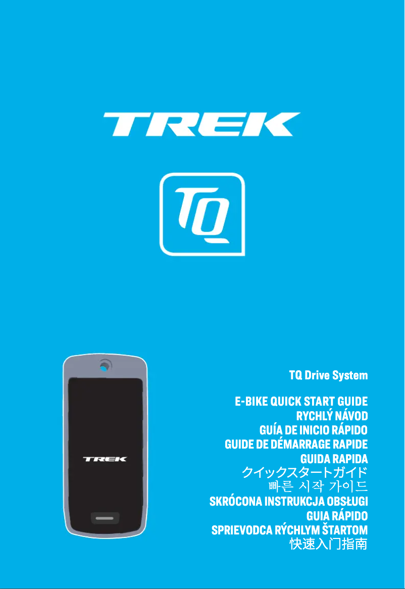 Imagen de la primera página del manual del dispositivo Domane+ SLR 6 AXS