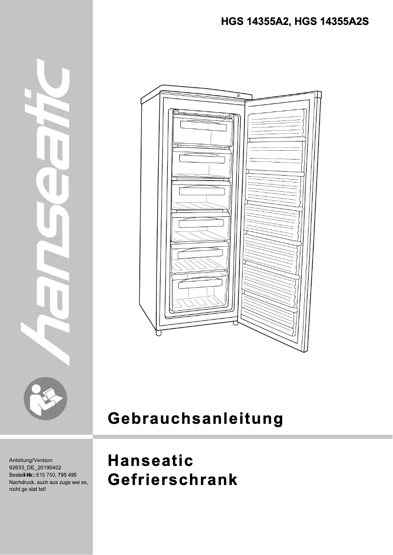 Imagen de la primera página del manual del dispositivo HGS14355A2S