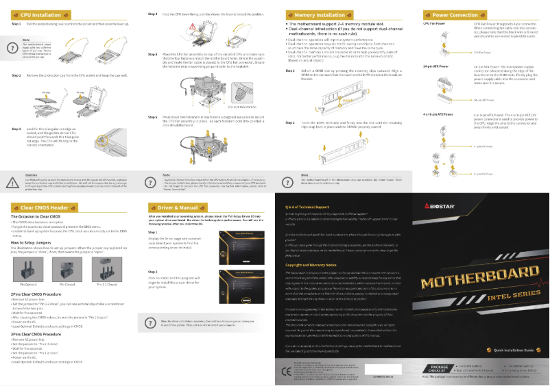 Imagen de la primera página del manual del dispositivo H310MY-Q7