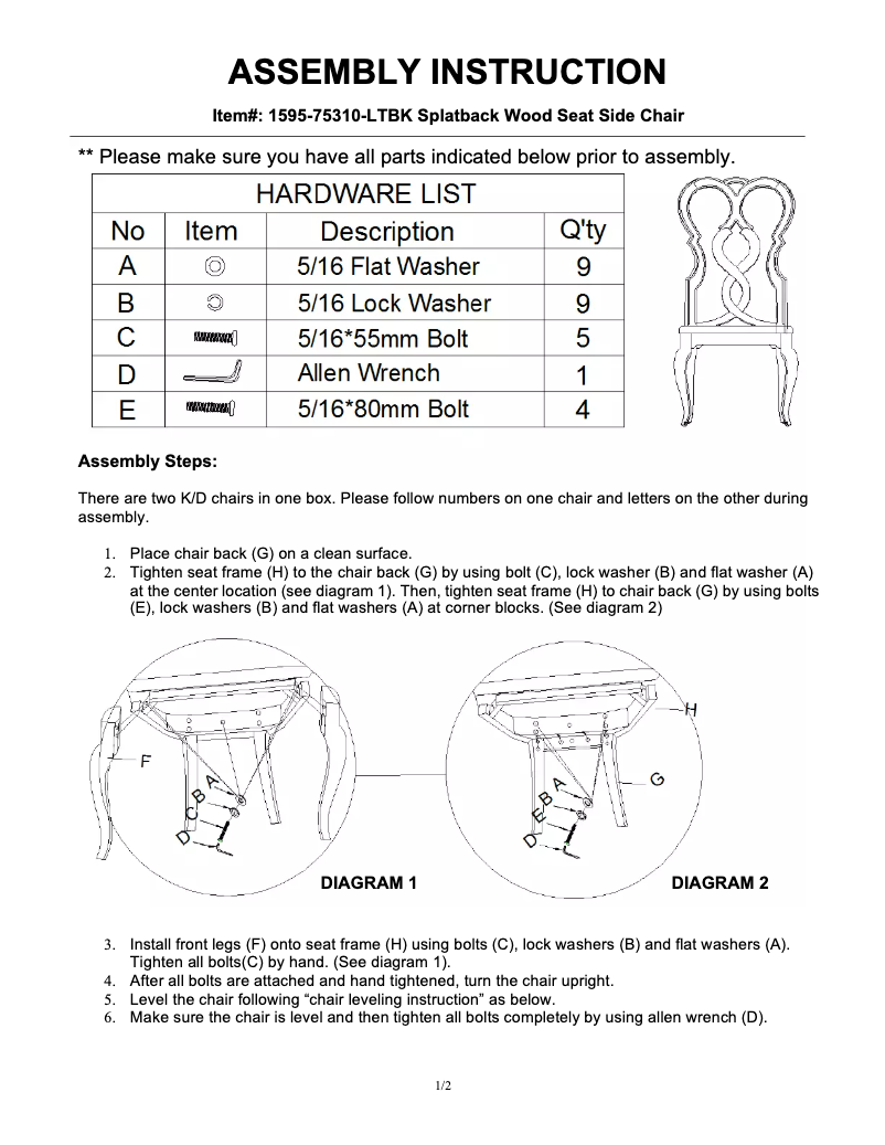 Imagen de la primera página del manual del dispositivo 1595-75310A-WH