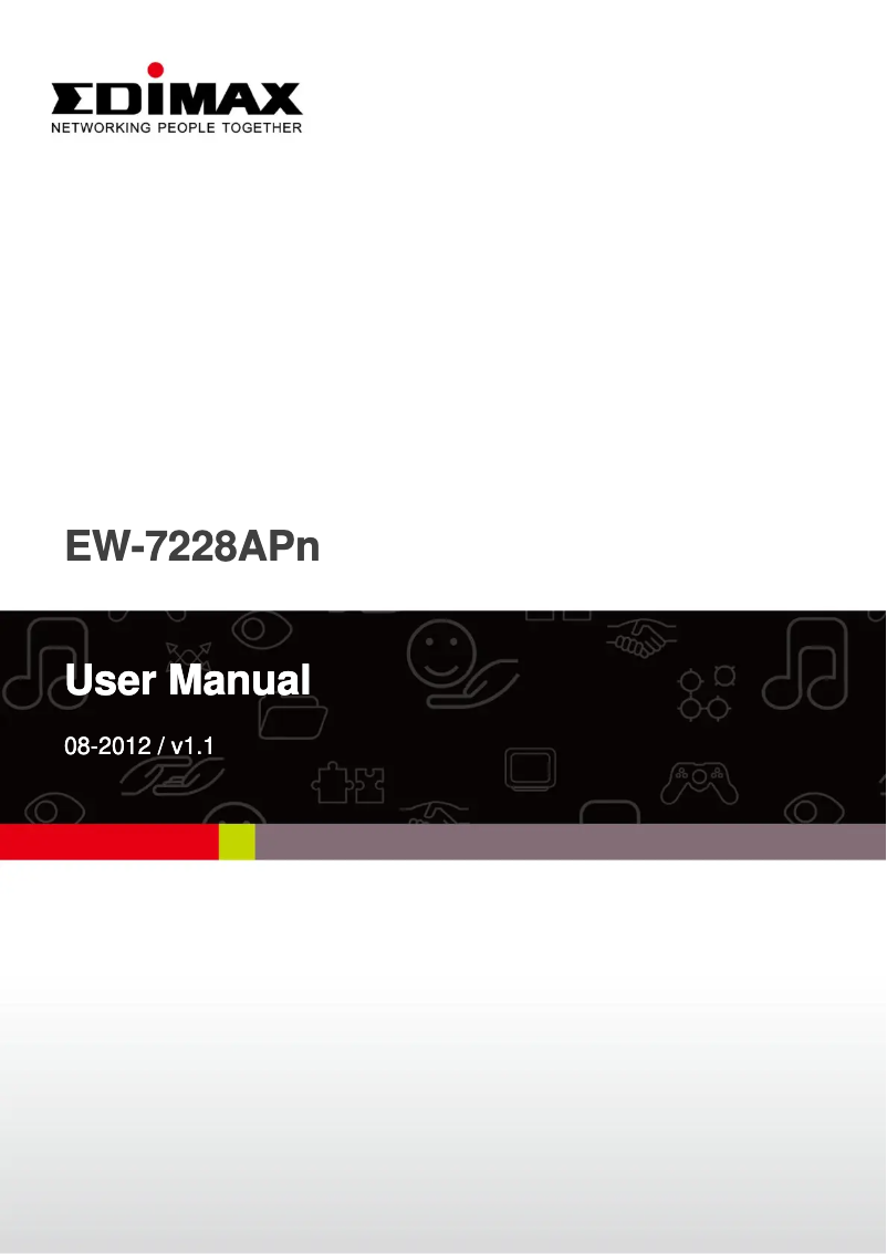 Página 1 del manual Manual de usuario Edimax EW-7228APn