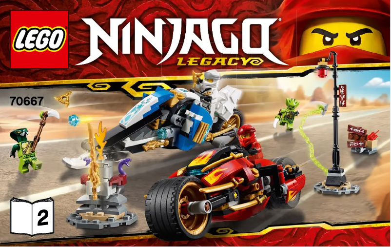 Imagen de la primera página del manual del dispositivo Ninjago 70667