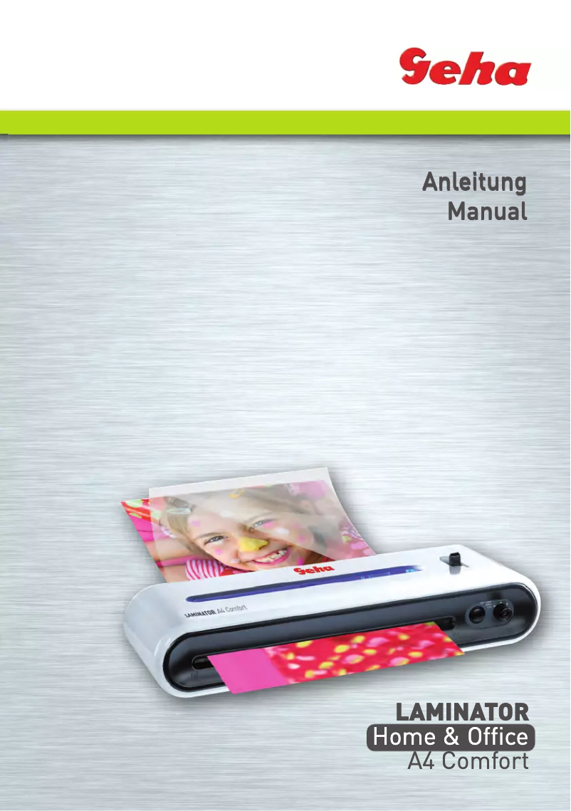 Página 1 del manual Manual de usuario Geha A4 Comfort