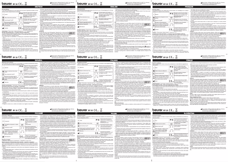 Imagen de la primera página del manual del dispositivo BY 20