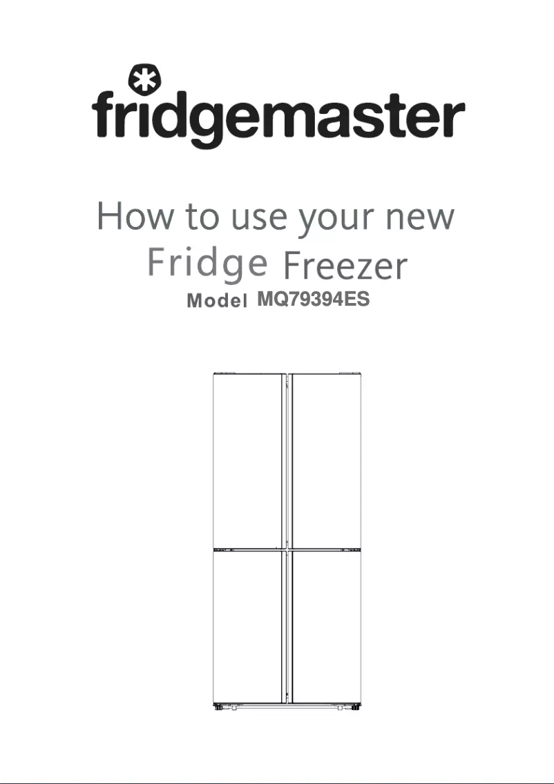 Página nº 1 - Manual de usuario Fridgemaster MQ79394EB