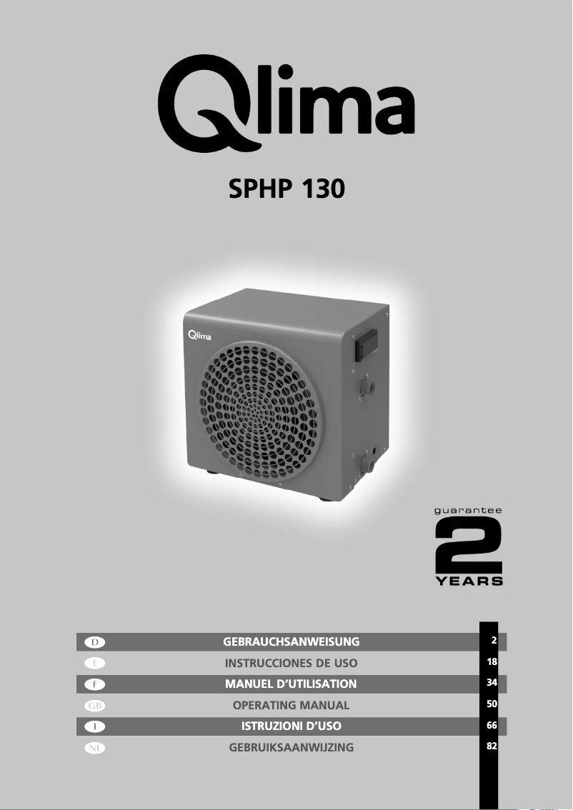 Página 1 del manual Manual de usuario Qlima SPHP 130