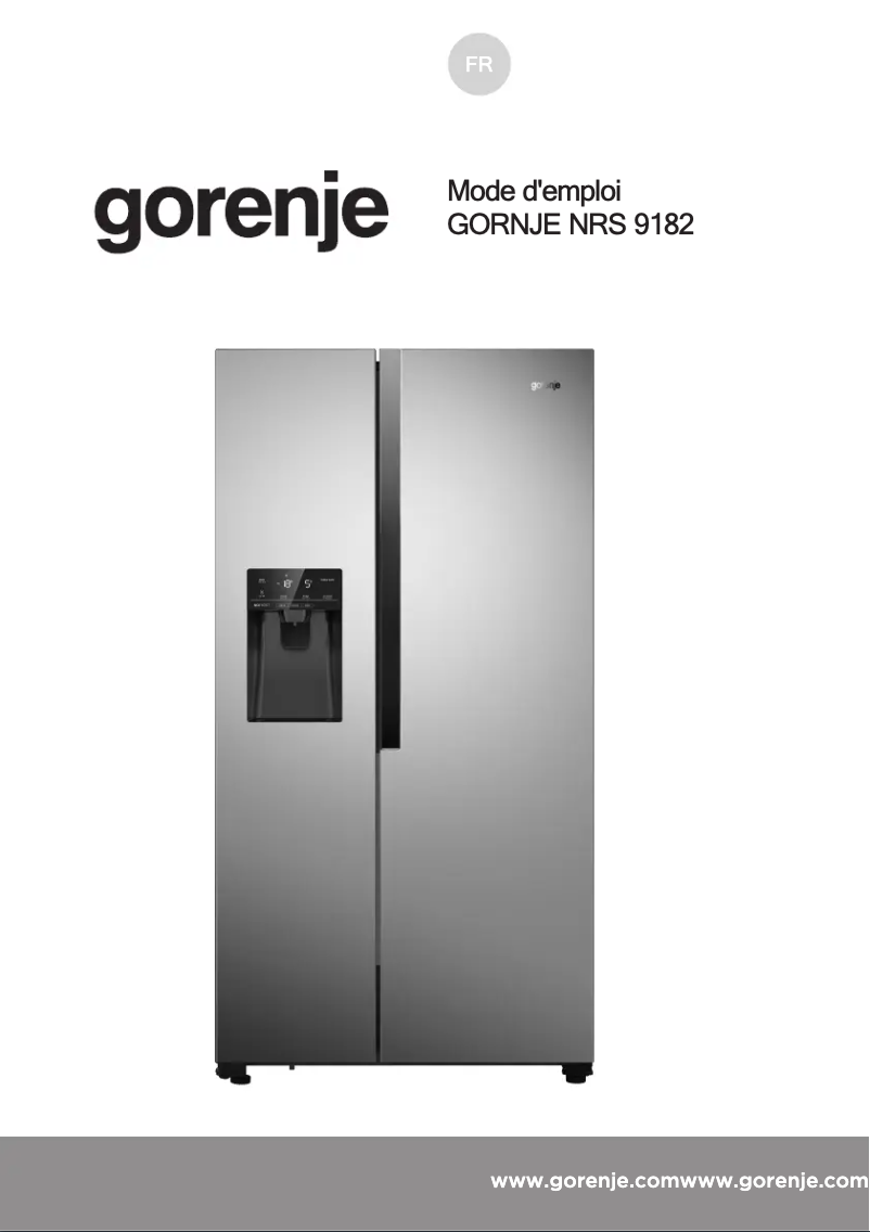 Página 1 del manual Manual de usuario Gorenje NRS 9EVB-CH