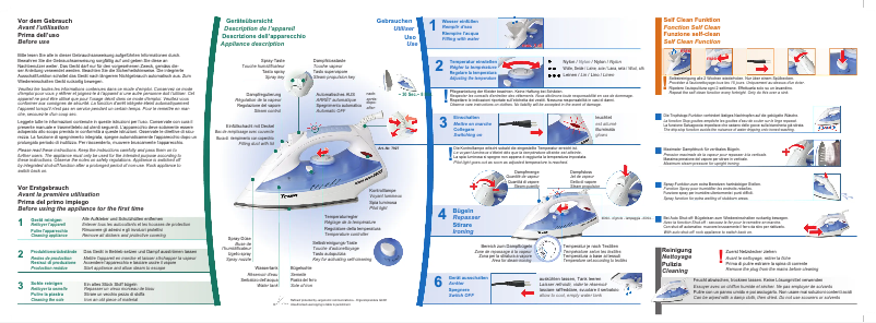 Página 1 del manual Manual de usuario Trisa Power Steam 2200